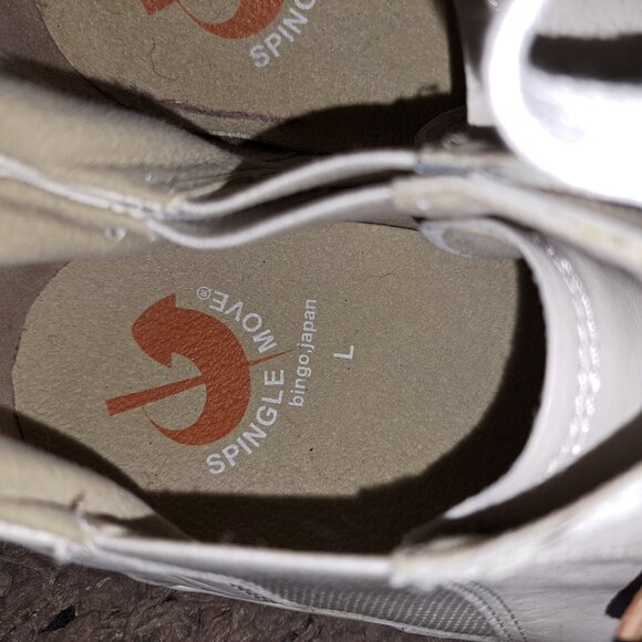 SPINGLE MOVE-SPM-442 Gore-Off White Kangaroo Leather-Sz L-Women 9.5/Men 8.5-NM - Picture 8 of 9